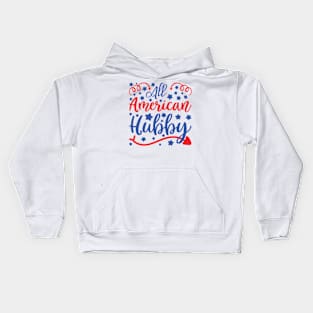 All American Hubby Kids Hoodie